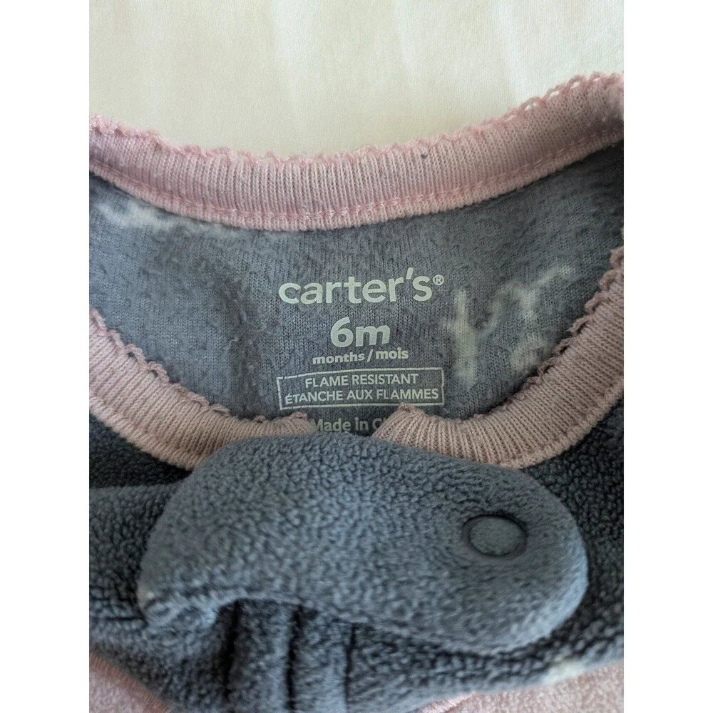 Carter's Fleece Footie Pajama Bundle, 6m